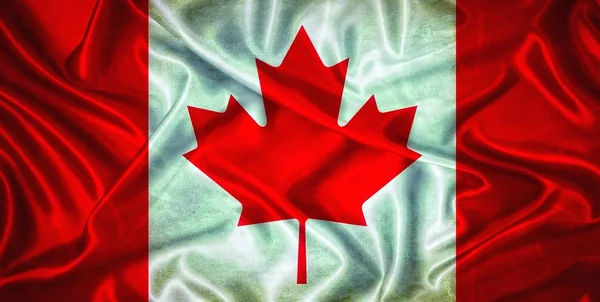 Vintage Canada flag. — Stock Photo, Image