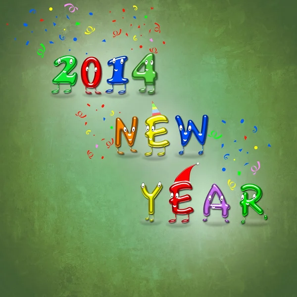 Happy new year 2014. — Stock Photo, Image