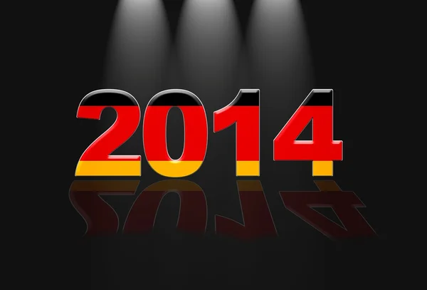 Germany New year 2014. — Stock Photo, Image