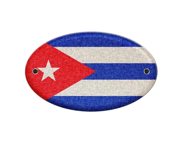 Wooden sign of Cuba. — Stock Photo, Image