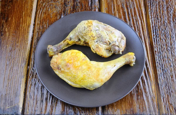 Chwytów pieczonego kurczaka. — Zdjęcie stockowe