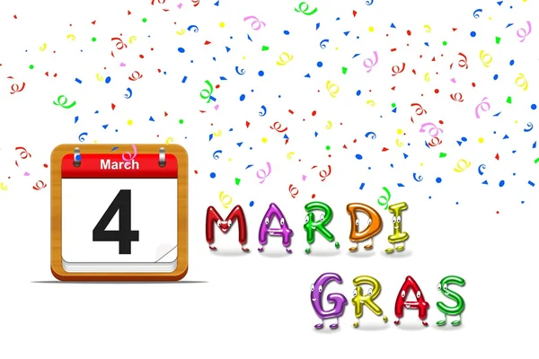 Mardi gras 2014. — Stockfoto