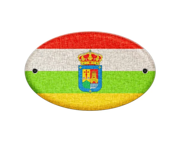 Bandeira de madeira La Rioja . — Fotografia de Stock