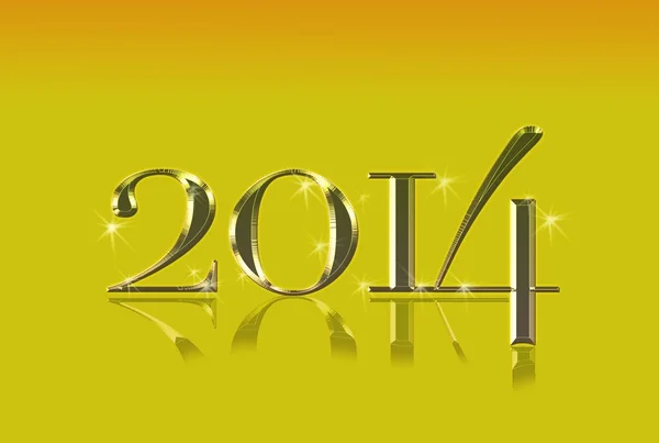 Новий рік 2014 . — стокове фото