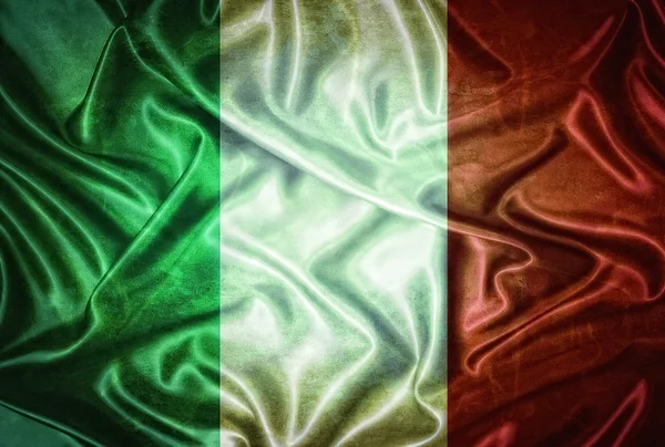 Vintage İtalya bayrağı. — Stok fotoğraf