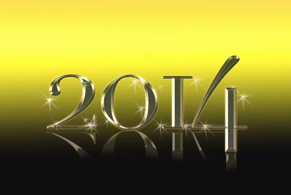 Ano Novo 2014 . — Fotografia de Stock