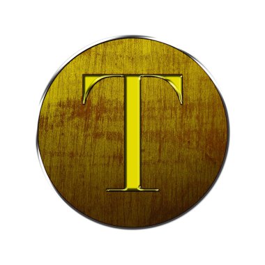 ahşap ve altın harf t.