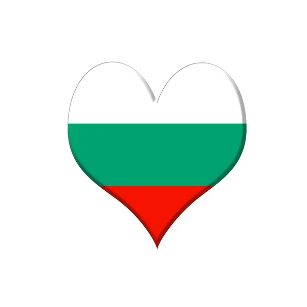 Bulgaria corazón . —  Fotos de Stock