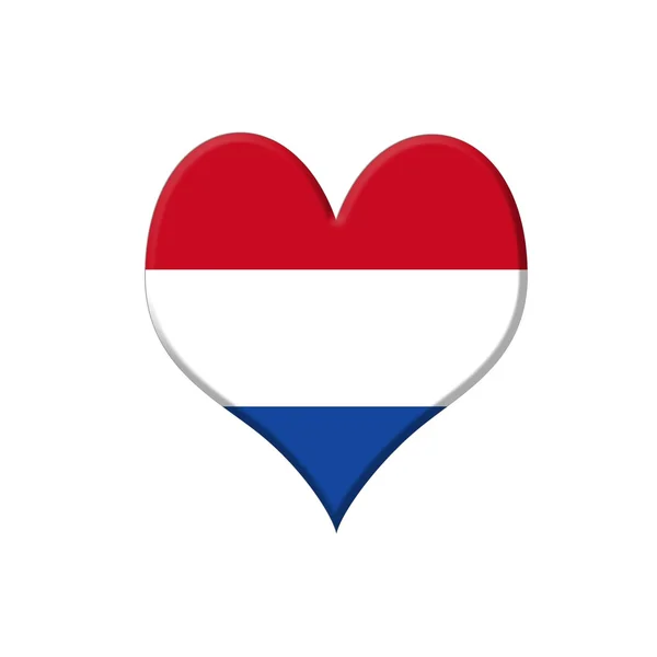 Hollanda kalbi. — Stok fotoğraf