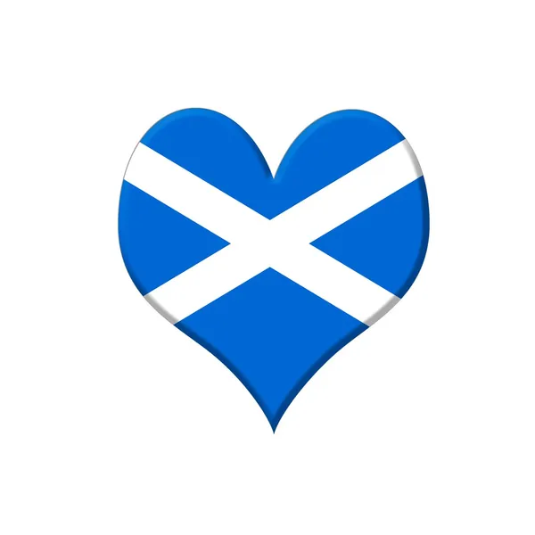 Scotland heart. — Stock Photo, Image