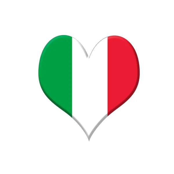 Italia corazón . —  Fotos de Stock