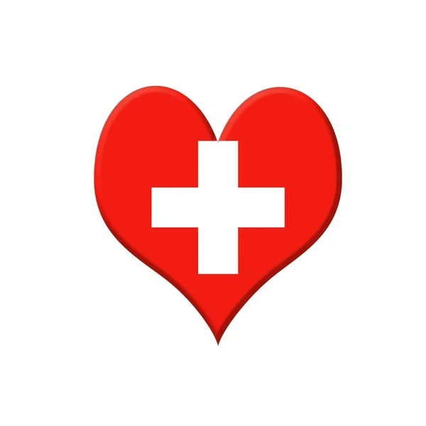 SUISSE coeur . — Photo