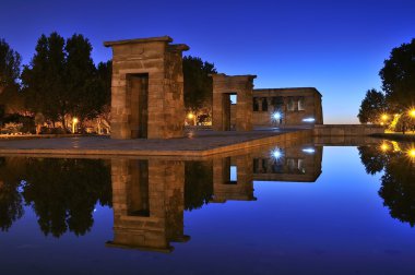 Madrid 'deki Debod Tapınağı.
