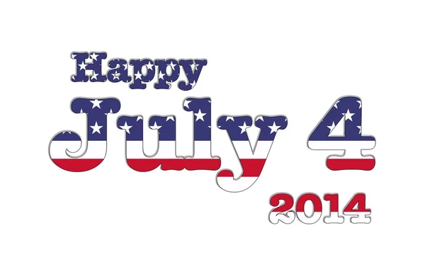 July 4 2014 USA. — Stock Photo, Image