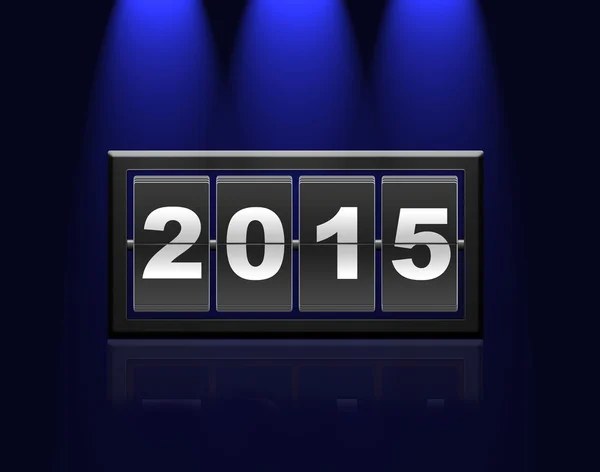 Čítač kalendář do roku 2015. — Stock fotografie