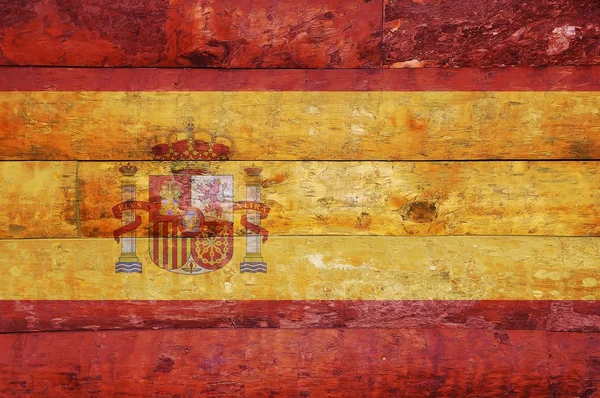 Wooden sign of Spain. — Stock Photo, Image