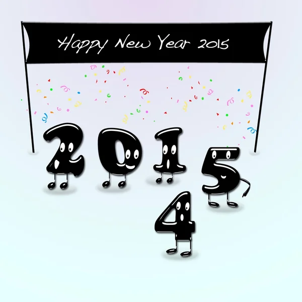 Ευτυχισμένο το νέο έτος 2015. — Φωτογραφία Αρχείου