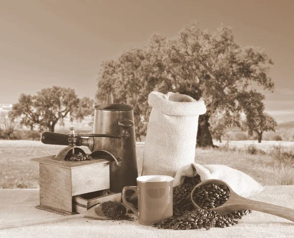 Bolsa de granos de café . —  Fotos de Stock