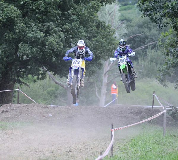 Motorcross i el berron, Asturien, Spanien — Stockfoto