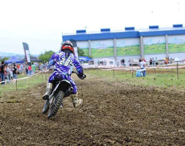 Motocross in el berron, asturien, spanien — Stockfoto