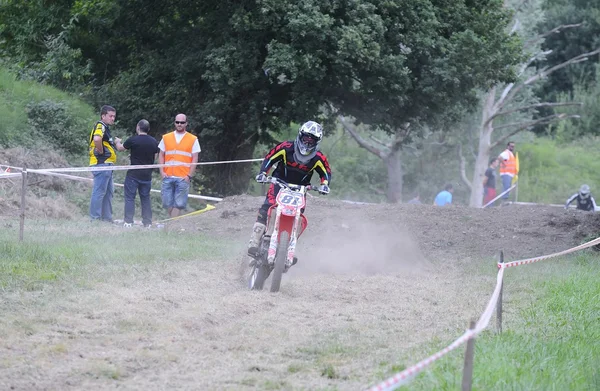 Motocross w el berron, asturias, Hiszpania — Zdjęcie stockowe