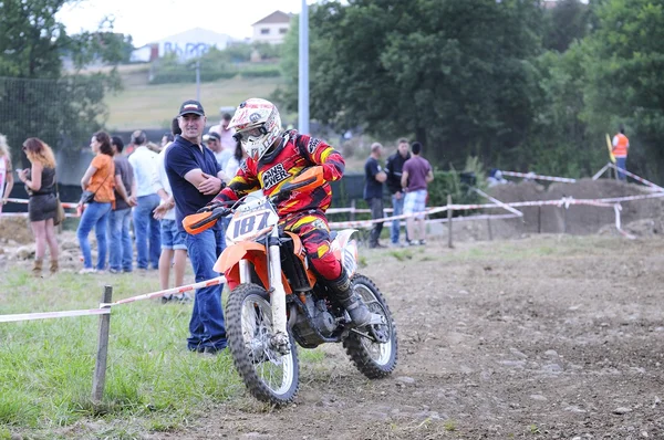 Motorcross in el berron, asturias, Spanje — Stockfoto