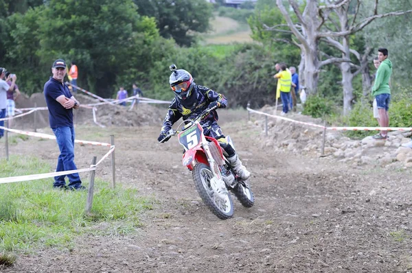 Motorcross in el berron, asturias, Spanje — Stockfoto