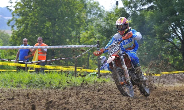 Motorcross in valdesoto, asturias, Spanje — Stockfoto