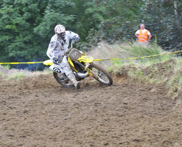 Motocross in Valdesoto, Asturias, Spain — Stock Photo, Image