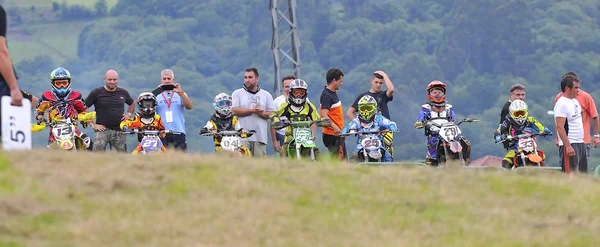 Motocross w valdesoto, asturias, Hiszpania — Zdjęcie stockowe