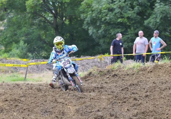 Motocross i valdesoto, Asturien, Spanien — Stockfoto