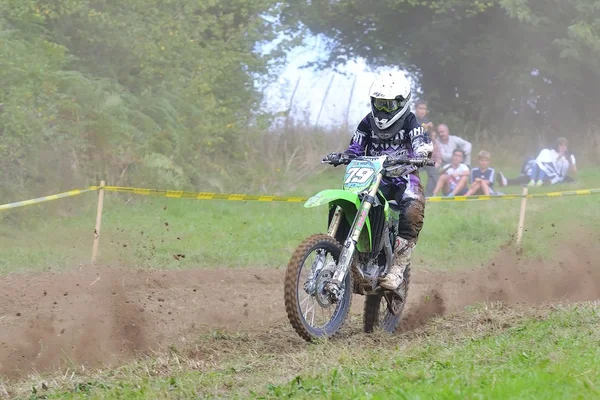 Motocross w sariego, asturias, Hiszpania — Zdjęcie stockowe