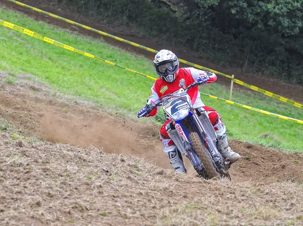 Motocross w sariego, asturias, Hiszpania — Zdjęcie stockowe