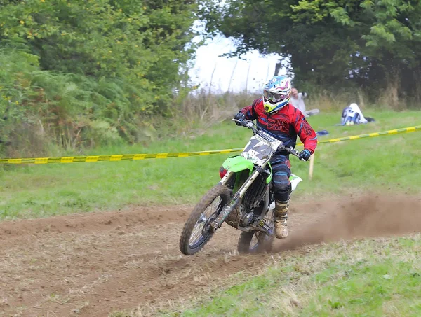 Motocross i sariego, Asturien, Spanien — Stockfoto