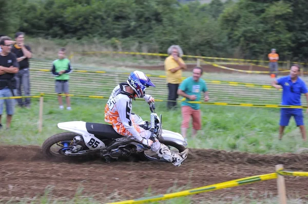 Motocross w sariego, asturias, Hiszpania — Zdjęcie stockowe