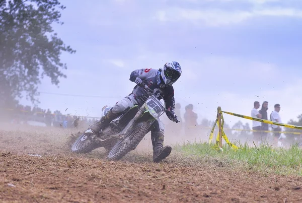 Motocross w sariego, asturias, Hiszpania — Zdjęcie stockowe