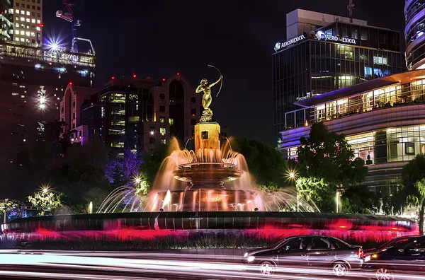 Fontänen Diana jägarinna, Mexico City — Stockfoto