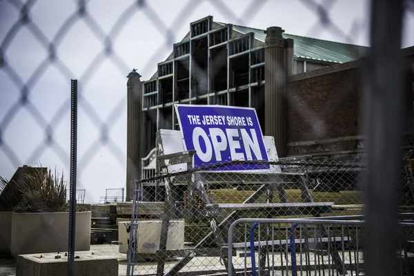 Dopo l'uragano Sandy: Asbury Park - The Shore is Open — Foto Stock