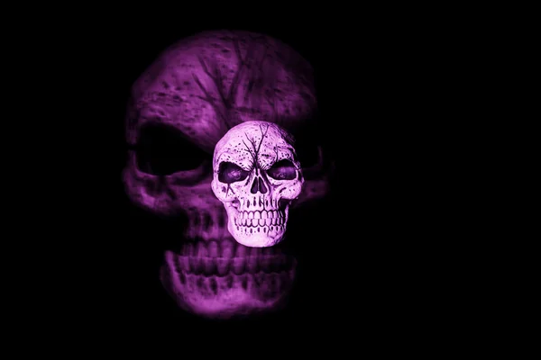 Purple Ghost Skull — Stock Photo, Image