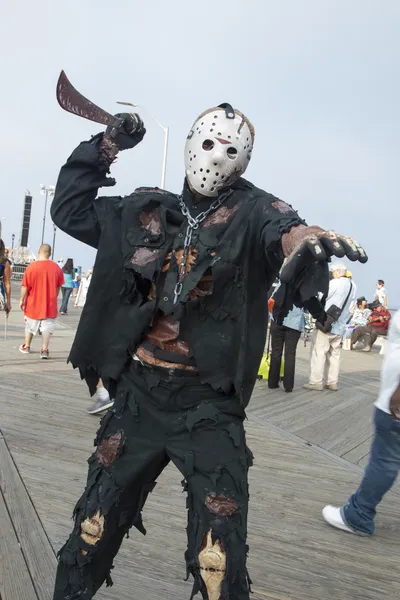 Asbury park zombie lopen 2013 - jason zombie — Stockfoto