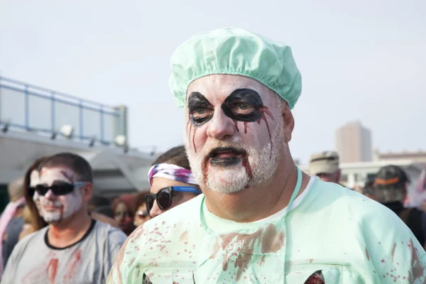 Asbury Park Zombie Walk 2013 - Zombie Doctor — Stock Photo, Image