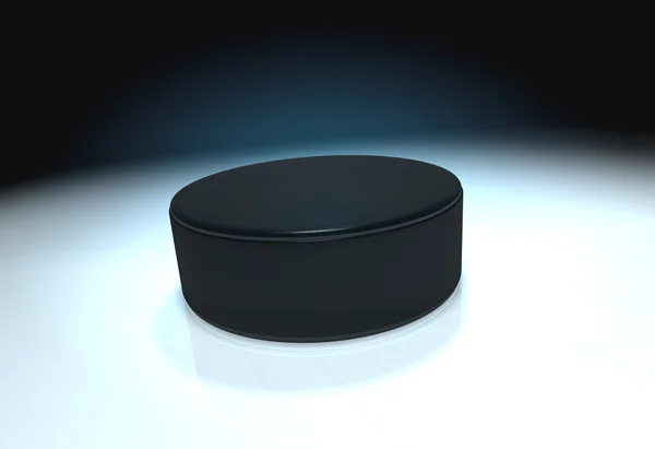 Ice hockeypuck — Stockfoto