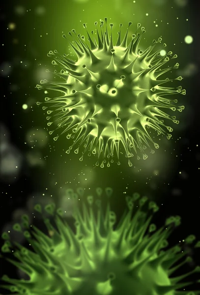 Concepto de virus de la gripe — Foto de Stock