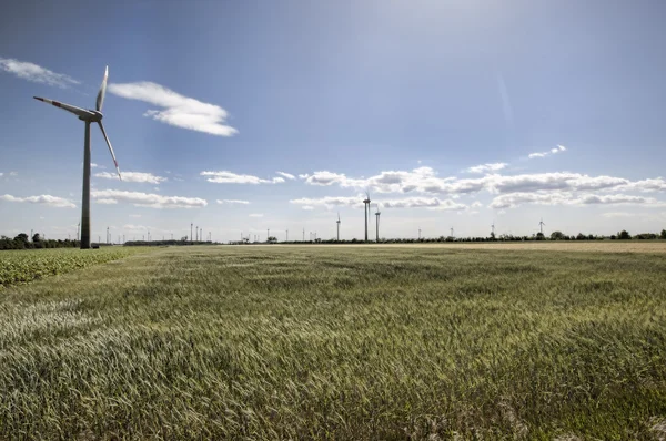 Wind energy mills — Stock Photo, Image