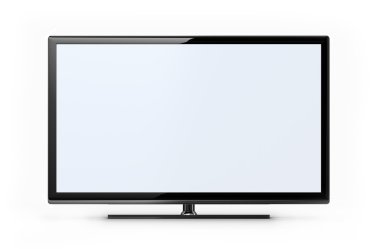 TV screen - white clipart
