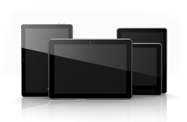 dokunmatik ekran üzerinde beyaz dijital Tablet