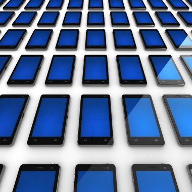 çok fazla cep telefonları