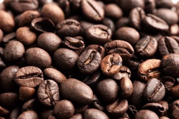 Zbliżenie ziaren kawy — Zdjęcie stockowe