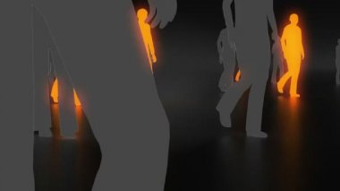 kalabalığın içinde parlayan bireyler