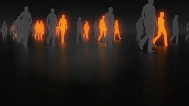 kalabalığın içinde parlayan bireyler